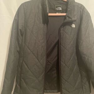 The North Face Charcoal Quilted Jacket
